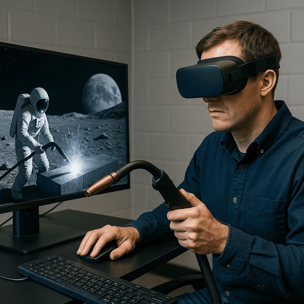 Американские ученые разрабатывают симулятор для сварки на Луне