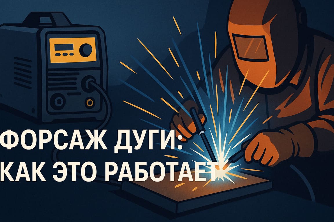 Форсаж дуги в сварке: что это, как работает и почему без него не обойтись