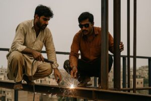 Пакистанские и индийские сварщики без защиты как работают и почему стали вирусными