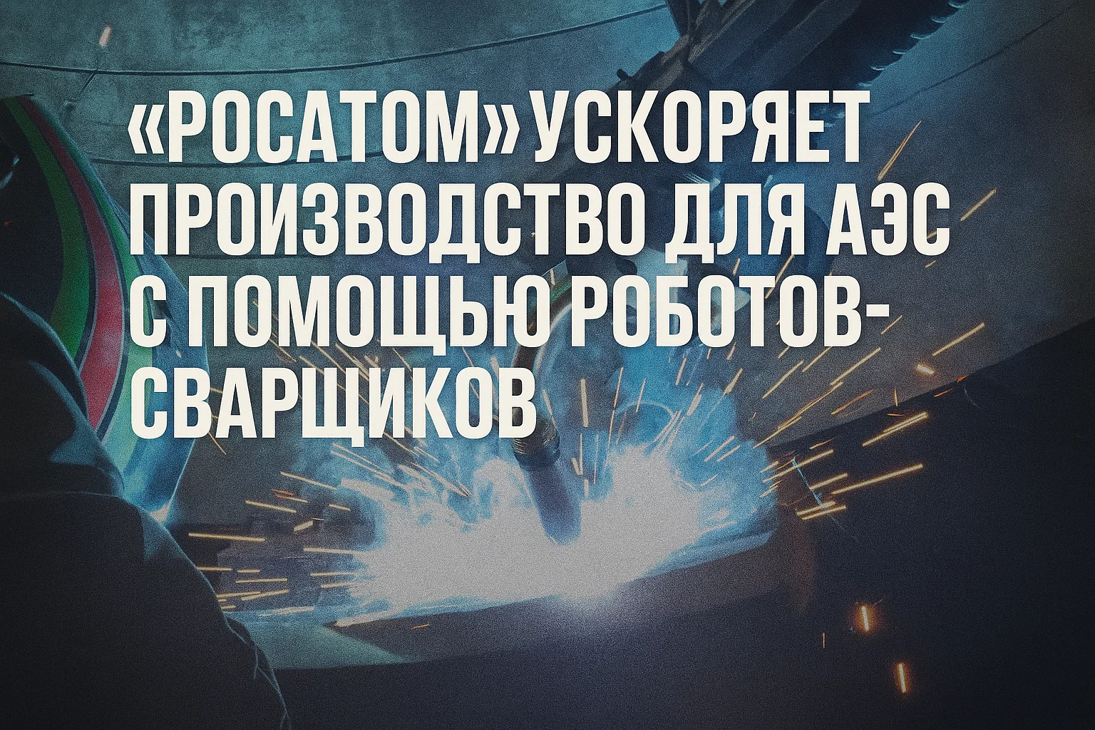 «Росатом» ускоряет производство для АЭС с помощью роботов-сварщиков