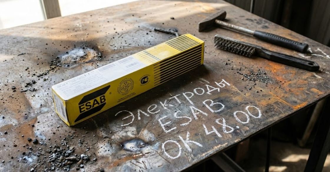 Электроды ESAB OK 48.00 Европейский стандарт производительности и надежности