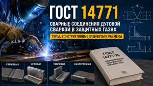 ГОСТ 14771: сварка в защитных газах — основные требования, типы соединений и применение